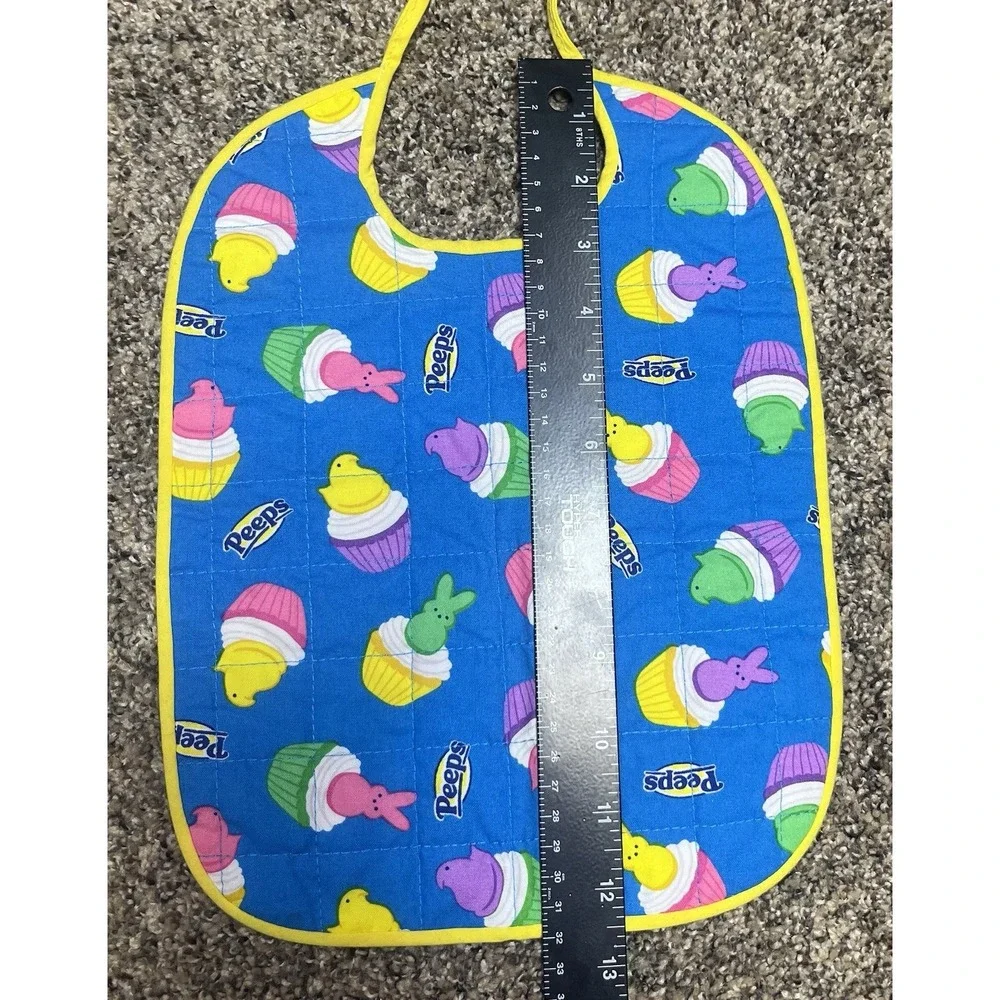 Lot Of 6 Quilted Handmade Bibs Girly Theme Large Size‎ 12